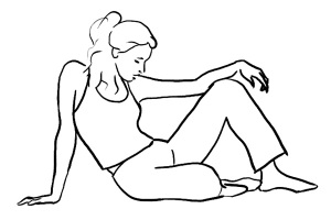 Experiment with different head, arms, and leg positions within this pose. 